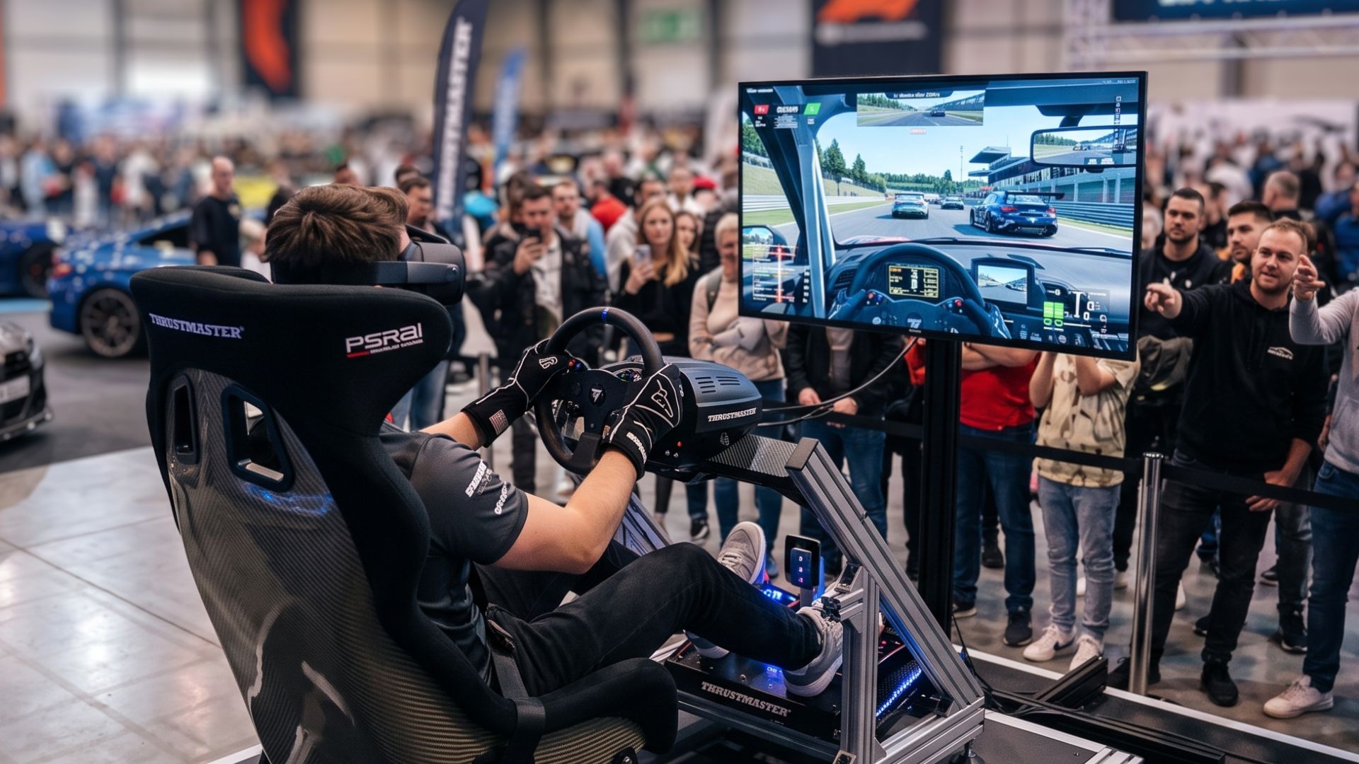 Simulátory a gaming zóna na medzinárodnej autoshow v Bratislave